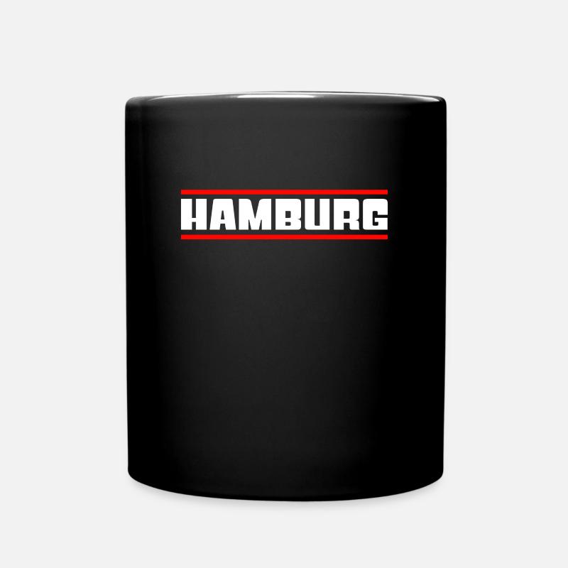 Hamburg - Tasse einfarbig - Schwarz