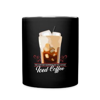 Iced Coffee Iced Coffee Coffee Lover Gift - Full Colour Mug - black - Front