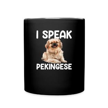 Je parle pékinois - Mug uni - noir - Devant