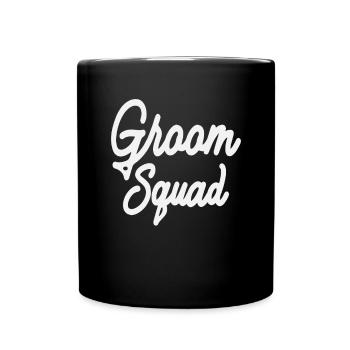 Groom Squad Matching Wedding Party - Full Colour Mug - black - Front