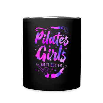 Pilates Instructor Teacher Pilates - Tasse einfarbig - Schwarz - Vorne