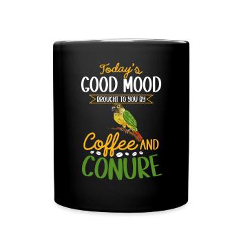Molina Perruche Perroquet Perruche Oiseau Perruche - Mug uni - noir - Devant