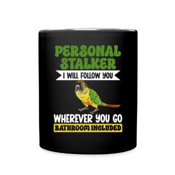 Molina Parakeet Parrot Bird Parakeet - Full Colour Mug - black - Front