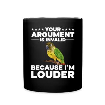 Molina Perruche Perroquet Perruche Oiseau Perruche - Mug uni - noir - Devant