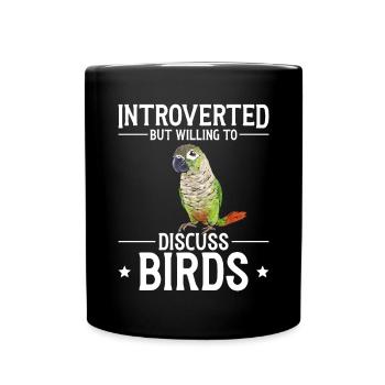 Molina Perruche Perroquet Perruche Oiseau Perruche - Mug uni - noir - Devant