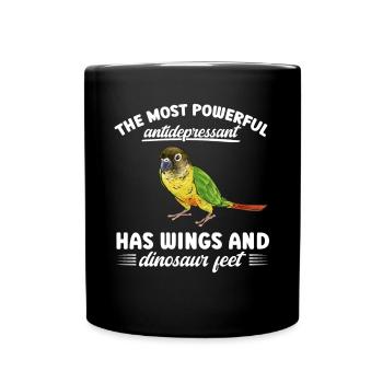Molina Parakeet Parrot Bird Parakeet - Full Colour Mug - black - Front