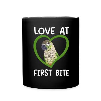 Molina Parakeet Parrot Bird Parakeet - Full Colour Mug - black - Front