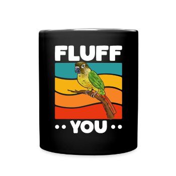 Molina Perruche Perroquet Perruche Oiseau Perruche - Mug uni - noir - Devant