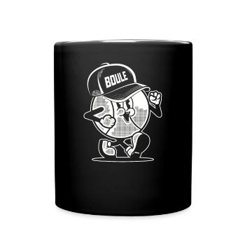Petanque ball goes to the Boules Petanque Team Cap Boule - Full Colour Mug - black - Front