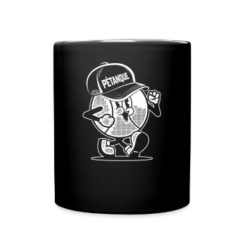 Petanque ball goes to the Boules Petanque Team Cap Boule - Full Colour Mug - black - Front