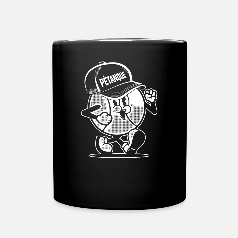 Boule de pétanque pour le Boule de pétanque Cap Boule - Mug uni - noir