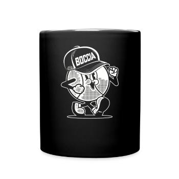 Vêtements de joueur de pétanque avec boules de pétanque - Mug uni - noir - Devant