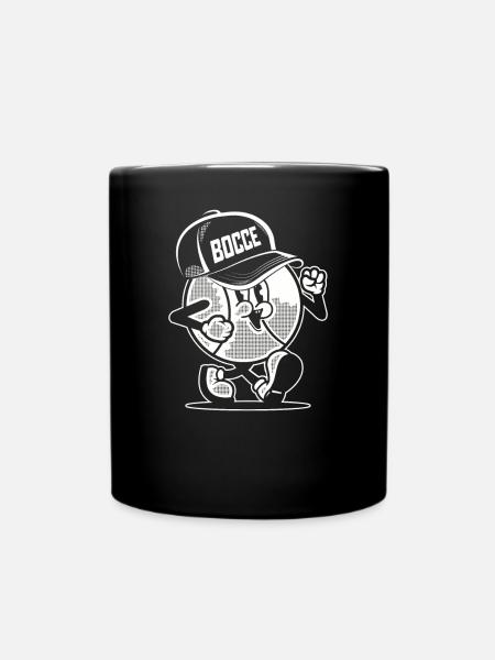 Boule de pétanque pour le Boule de pétanque Cap Boule - Mug uni - noir