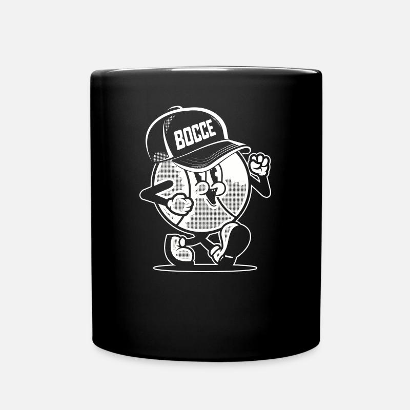 Boule de pétanque pour le Boule de pétanque Cap Boule - Mug uni - noir