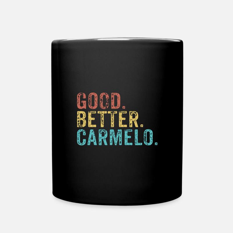 Cool guys are called carmelo - Full Colour Mug - black