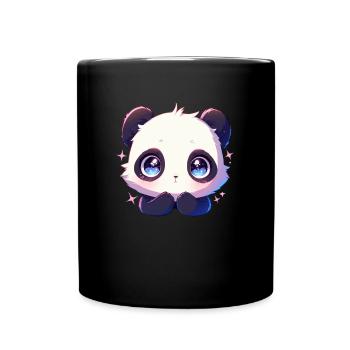 Panda Ours Panda géant japonais - Mug uni - noir - Devant