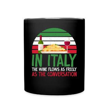 Italian Food Gifts - Full Colour Mug - black - Front