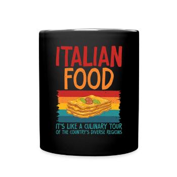 Italian Food Gifts - Full Colour Mug - black - Front