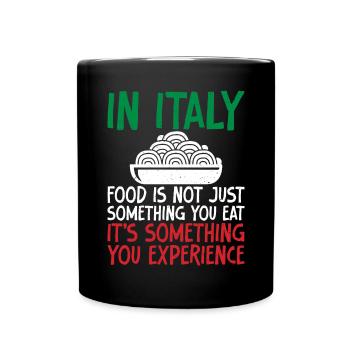 Italian Food Gifts - Full Colour Mug - black - Front
