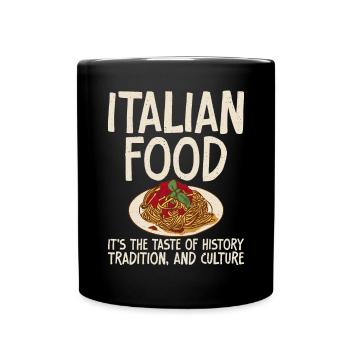 Italian Food Gifts - Full Colour Mug - black - Front