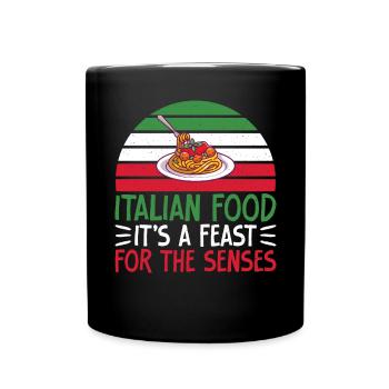 Italian Food Gifts - Full Colour Mug - black - Front