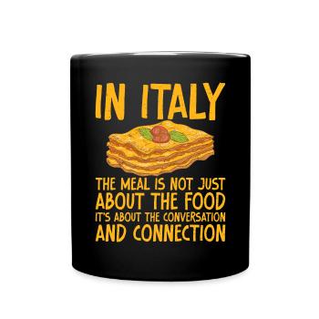 Italian Food Gifts - Full Colour Mug - black - Front
