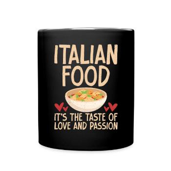 Italian Food Gifts - Full Colour Mug - black - Front