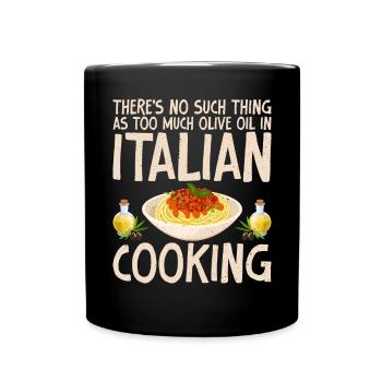 Italian Food Gifts - Full Colour Mug - black - Front
