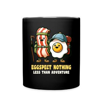 Eggspect, rien de moins que l’aventure - Mug uni - noir - Devant