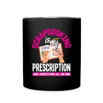 Memory Book, Scrapbook, Scrapbook, Scrapbook, Scrapbook - Full Colour Mug - black - Front