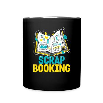 Livre de mémoire, Scrapbook, Scrapbook, Scrapbook, Scrapbook - Mug uni - noir - Devant