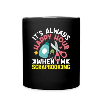 Memory Book, Scrapbook, Scrapbook, Scrapbook, Scrapbook - Full Colour Mug - black - Front