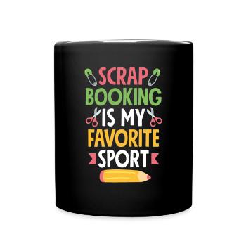 Memory Book, Scrapbook, Scrapbook, Scrapbook, Scrapbook - Full Colour Mug - black - Front