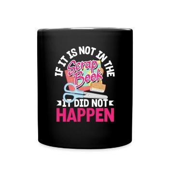 Memory Book, Scrapbook, Scrapbook, Scrapbook, Scrapbook - Full Colour Mug - black - Front