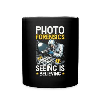 Photographe légiste Enquête sur les scènes de crime - Mug uni - noir - Devant