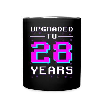 Highscore 28 - Gamer Legend Pixel - Mug uni - noir - Devant