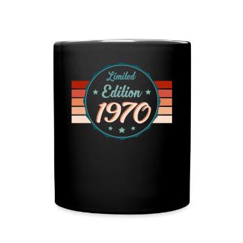 Vintage 1970s - Vintage Limited Edition - Full Colour Mug - black - Front