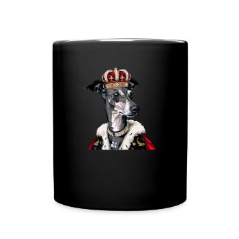 Whippet Dog - Full Colour Mug - black - Front