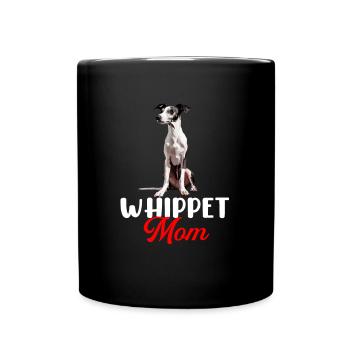 Whippet Dog - Full Colour Mug - black - Front