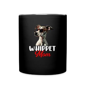 Whippet Dog - Full Colour Mug - black - Front