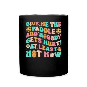 Joueur de pickleball Tenue de compétition de pickleball - Mug uni - noir - Devant