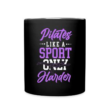 Pilates Instructor Teacher Pilates - Tasse einfarbig - Schwarz - Vorne