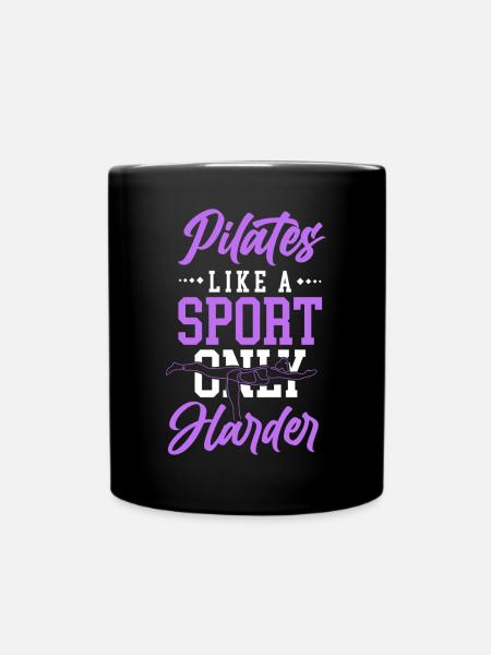 Pilates Instructor Teacher Pilates - Full Colour Mug - black