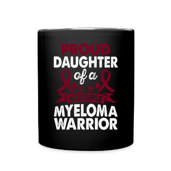 Fille de la sensibilisation au myélome multiple - Mug uni - noir - Devant