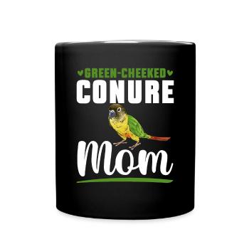 Molina Parakeet Parrot Bird Parakeet - Full Colour Mug - black - Front