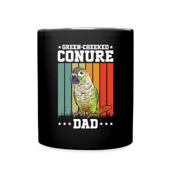 Molina Parakeet Parrot Bird Parakeet - Full Colour Mug - black - Front