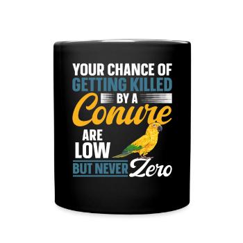 Parakeet Parrot Parakeet Bird - Full Colour Mug - black - Front
