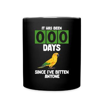 Parakeet Parrot Parakeet Bird - Full Colour Mug - black - Front