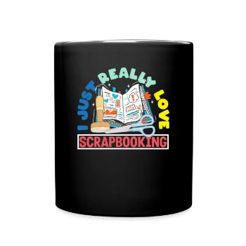 Memory Book, Scrapbook, Scrapbook, Scrapbook, Scrapbook - Full Colour Mug - black - Front