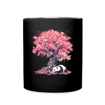 Panda Ours Panda géant japonais - Mug uni - noir - Devant